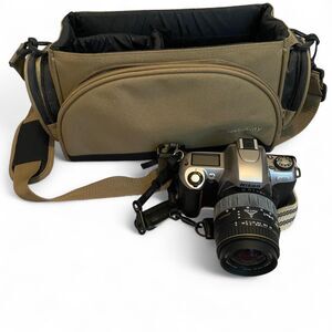 Nikon N65 Camera with lenses and four pocket camera bag
